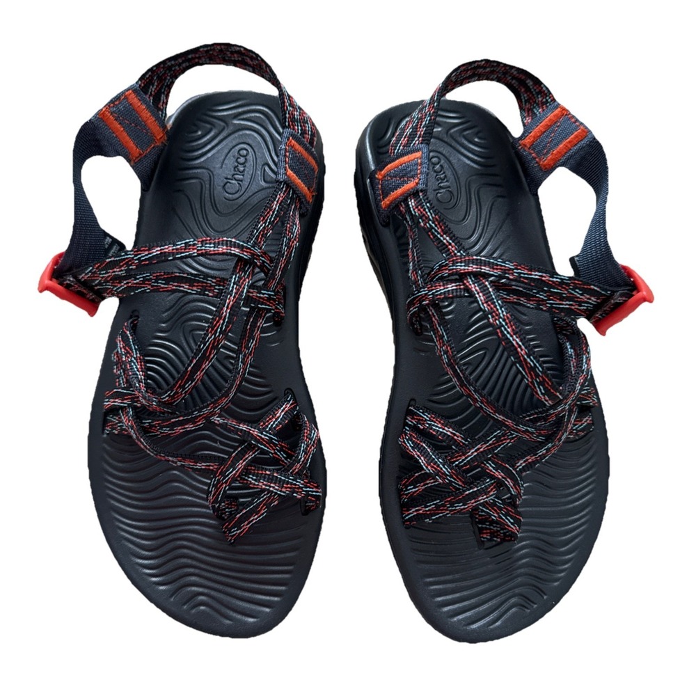 Chaco Womens ZVolve X/2 Sandals Bristle Black Cherry size 7‎ EUC